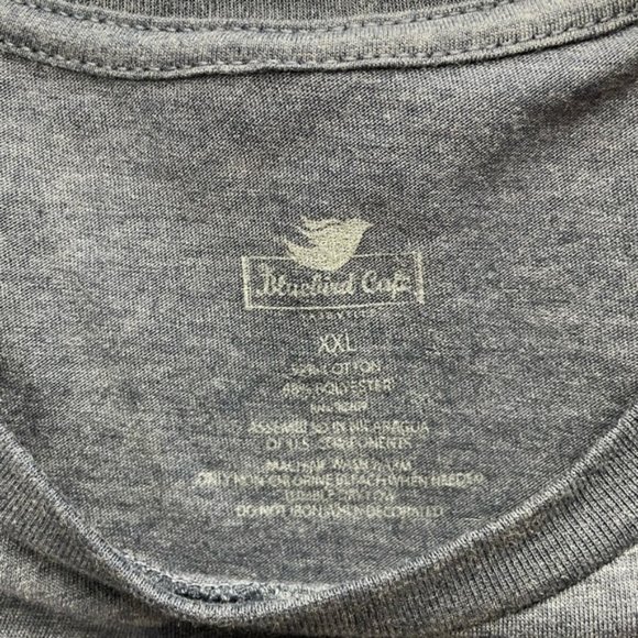 BLUEBIRD Cafe Womens Blue T-Shirt Size XXL Since 1982 Nashville TN - Picture 3 of 7
